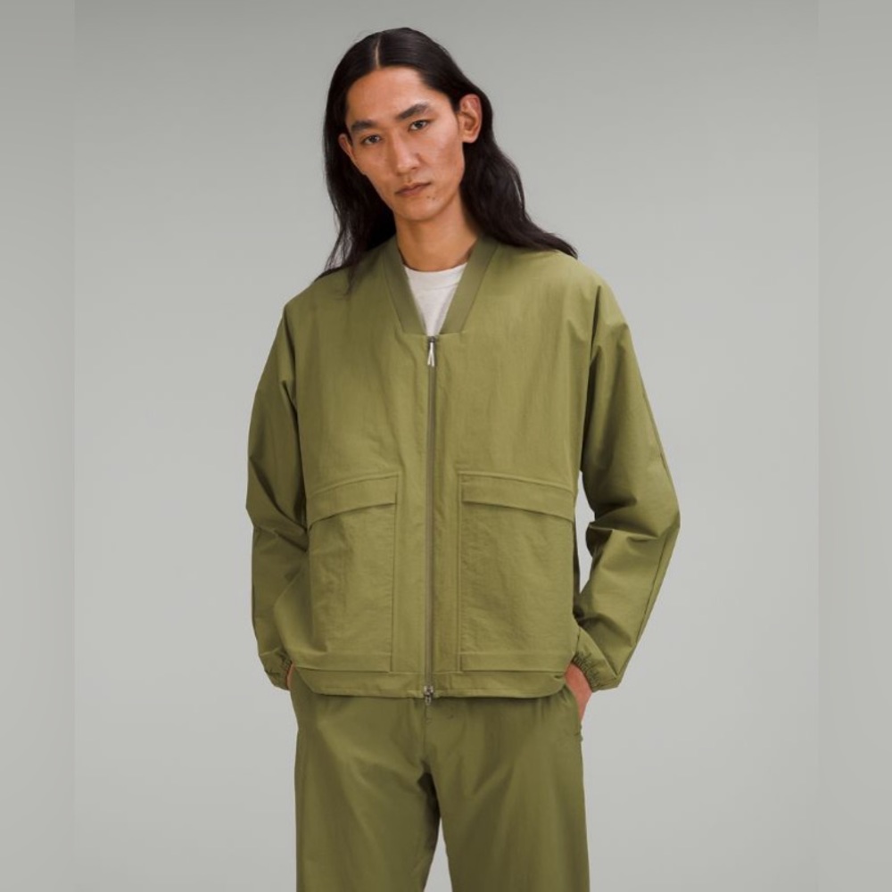 Lululemon Lab Track Jacket Bronze Green Large